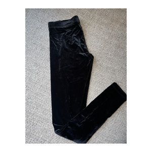 Microfiber velvet leggings